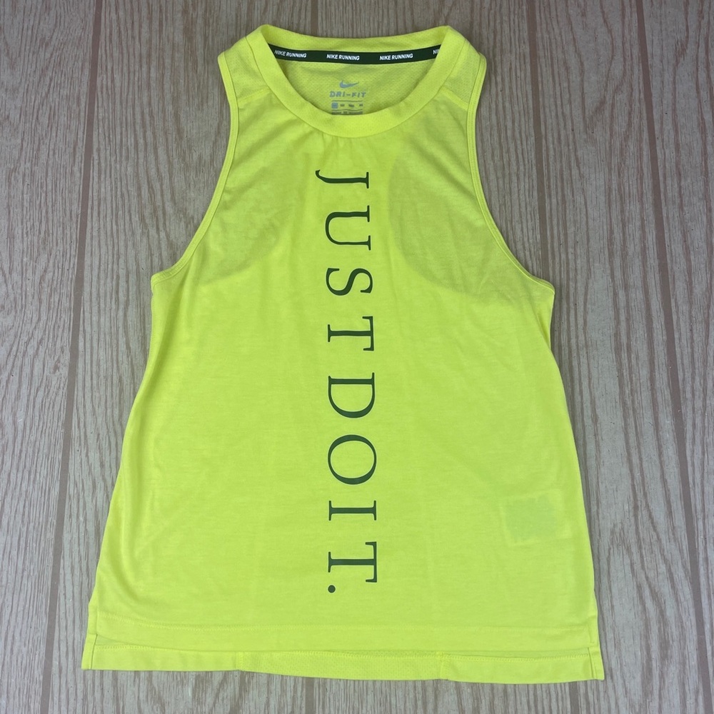 Nike Women’s Dri-Fit Just Do It Tank Yellow XS